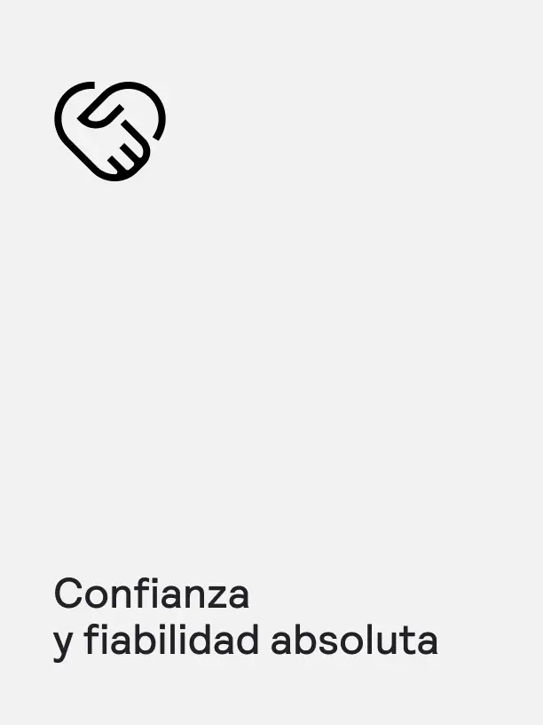Confianza y fiabilidad absoluta