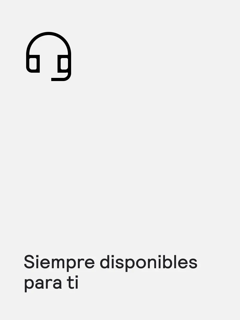 siempre disponibles para ti